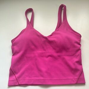 Lululemon sonic pink align tank size 2